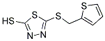 5-[(THIEN-2-YLMETHYL)THIO]-1,3,4-THIADIAZOLE-2-THIOL Struktur