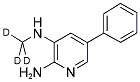 2-AMINO-3-TRIDEUTEROMETHYLAMINO-5-PHENYLPYRIDINE Struktur