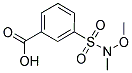 3-[[METHOXY(METHYL)AMINO]SULFONYL]BENZOIC ACID Struktur