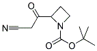 2-(2-CYANO-ACETYL)-AZETIDINE-1-CARBOXYLIC ACID TERT-BUTYL ESTER Struktur