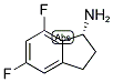 (R)-5,7-DIFLUORO-INDAN-1-YLAMINE Struktur