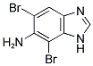 4,6-DIBROMO-3H-BENZOIMIDAZOL-5-YLAMINE Struktur