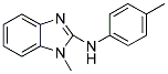 (1-METHYL-1H-BENZOIMIDAZOL-2-YL)-P-TOLYL-AMINE Struktur