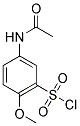 5-ACETYLAMINO-2-METHOXY-BENZENESULFONYL CHLORIDE Struktur