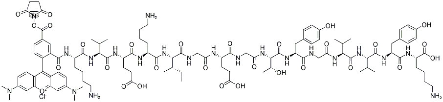 5-TMR-KVEKIGEGTYGVVYK Struktur