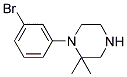 1-(3-BROMOPHENYL)-2,2-DIMETHYLPIPERAZINE Struktur