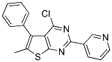 4-CHLORO-6-METHYL-5-PHENYL-2-PYRIDIN-3-YLTHIENO[2,3-D]PYRIMIDINE Struktur