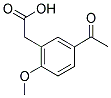 (5-ACETYL-2-METHOXYPHENYL)ACETIC ACID Struktur