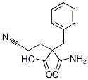 2-BENZYL-2-(2-CYANOETHYL)-2-CARBOXYACETAMIDE Struktur