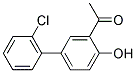 1-(2'-CHLORO-4-HYDROXY[1,1'-BIPHENYL]-3-YL)ETHANONE Struktur