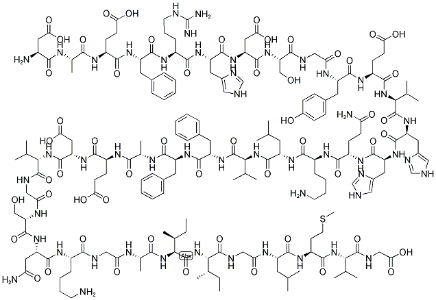 BETA-AMYLOID (1-37) Struktur