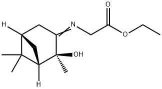 (1S,2S,5S)-ETHYL [(2-HYDROXYPINAN-3-YLENE)AMINO]ACETATE Struktur