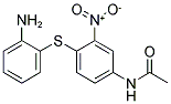 4-ACETAMIDO-2'-AMINO-2-NITRODIPHENYL SULPHIDE Struktur