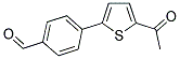 4-(5-ACETYL-2-THIENYL)BENZALDEHYDE Struktur