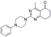 4-METHYL-2-(4-PHENYLPIPERAZIN-1-YL)-7,8-DIHYDROQUINAZOLIN-5(6H)-ONE Struktur