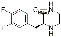(S)-3-(3,4-DIFLUORO-BENZYL)-PIPERAZIN-2-ONE Struktur