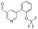 5-[2-(TRIFLUOROMETHOXY)PHENYL]NICOTINALDEHYDE Struktur