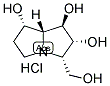 (1R,2R,3S,7S,7AR)-3-HYDROXYMETHYL-1,2,7-TRIHYDROXYPYRROLIZIDINE, HYDROCHLORIDE Struktur