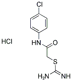 2-[(4-CHLOROPHENYL)AMINO]-2-OXOETHYL IMIDOTHIOCARBAMATE HYDROCHLORIDE Struktur