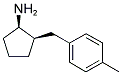 CIS-2-(4-METHYLBENZYL)CYCLOPENTANAMINE Struktur