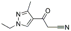 3-(1-ETHYL-3-METHYL-1H-PYRAZOL-4-YL)-3-OXO-PROPIONITRILE Struktur