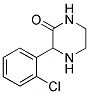 3-(2-CHLORO-PHENYL)-PIPERAZIN-2-ONE Struktur