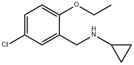 N-(5-CHLORO-2-ETHOXYBENZYL)CYCLOPROPANAMINE Struktur