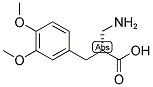 (R)-2-AMINOMETHYL-3-(3,4-DIMETHOXY-PHENYL)-PROPIONIC ACID Struktur