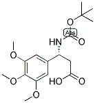 (R)-3-TERT-BUTOXYCARBONYLAMINO-3-(3,4,5-TRIMETHOXY-PHENYL)-PROPIONIC ACID Struktur