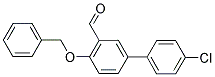 4-(BENZYLOXY)-4'-CHLORO[1,1'-BIPHENYL]-3-CARBALDEHYDE Struktur