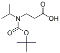 N-BOC-3-ISOPROPYLAMINO-PROPIONIC ACID Struktur