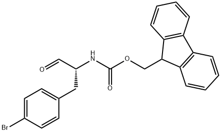 2(R)-FMOC-AMINO-3-(4-BROMOPHENYL)PROPIONALDEHYDE Struktur