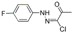 (1E)-N-(4-FLUOROPHENYL)-2-OXOPROPANEHYDRAZONOYL CHLORIDE Struktur