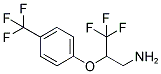 3,3,3-TRIFLUORO-2-(4-TRIFLUOROMETHYL-PHENOXY)-PROPYLAMINE Struktur