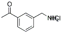 3-ACETYLBENZYLAMINE HYDROCHLORIDE Struktur