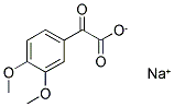 SODIUM, (3,4-DIMETHOXY-PHENYL)-OXO-ACETATE Struktur