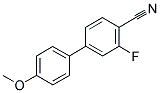 3-FLUORO-4'-METHOXY[1,1'-BIPHENYL]-4-CARBONITRILE Struktur