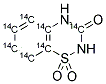 1,2,4-BENZOTHIODIAZINE-3-4H-ONE 1.1 DIOXIDE-[RING-14C(U)] Struktur