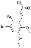 (2E)-3-(2,3-DIBROMO-5-ETHOXY-6-METHOXYPHENYL)ACRYLOYL CHLORIDE Struktur