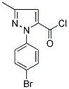 2-(4-BROMO-PHENYL)-5-METHYL-2H-PYRAZOLE-3-CARBONYL CHLORIDE Struktur