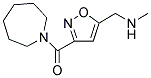 [3-(1-AZEPANYLCARBONYL)-5-ISOXAZOLYL]-N-METHYLMETHANAMINE Struktur