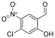 4-CHLORO-2-HYDROXY-5-NITRO-BENZALDEHYDE Struktur