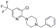 1-BENZYL-4-[3-CHLORO-5-(TRIFLUOROMETHYL)PYRIDIN-2-YL]PIPERAZINE Struktur