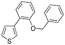 3-[2-(BENZYLOXY)PHENYL]THIOPHENE Struktur