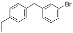 3-[(4-ETHYLPHENYL)METHYL]- BROMOBENZENE Struktur