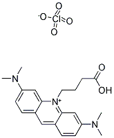 10-(3-CARBOXYPROPYL)-3,6-BIS-(DIMETHYLAMINO)ACRIDINIUM PERCHLORATE Struktur