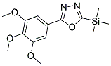 2-(3,4,5-TRIMETHOXY-PHENYL)-5-TRIMETHYLSILANYL-[1,3,4]OXADIAZOLE Struktur