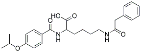 N~2~-(4-ISOPROPOXYBENZOYL)-N~6~-(2-PHENYLACETYL)LYSINE Struktur