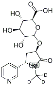 TRANS-3'-HYDROXYCOTININE-O-D-GLUCURONIDE, METHYL-D3 Struktur