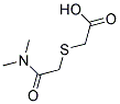 [[2-(DIMETHYLAMINO)-2-OXOETHYL]THIO]ACETIC ACID Struktur